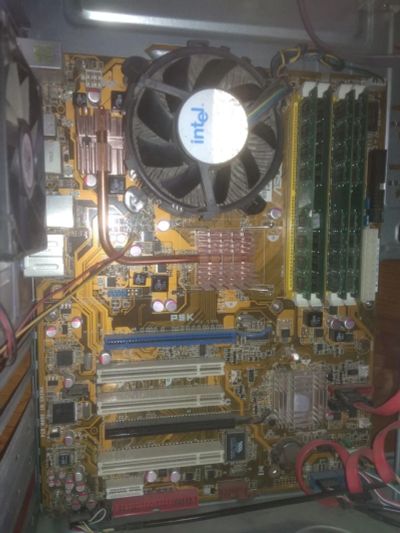 Лот: 19684726. Фото: 1. Мат. плата ASUS P5K LGA775 4DDR2. Материнские платы