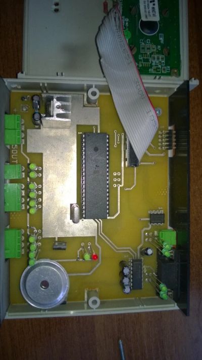 Лот: 4202261. Фото: 1. ATmega162-16PU распаянная на плате... Микроконтроллеры