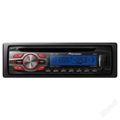 Лот: 2015322. Фото: 1. pioneer deh-1400ubb cd/mp3-ресивер... Автомагнитолы