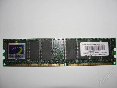 Лот: 322614. Фото: 1. M.tec DDR DIMM 256Mb PC-2700. Оперативная память