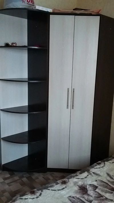 Лот: 6524506. Фото: 1. угловой шкаф венге. Шкафы, шкафы-купе