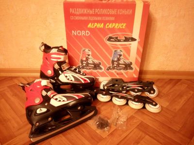 Лот: 6647306. Фото: 1. Коньки/ролики трансформеры Alpha... Коньки