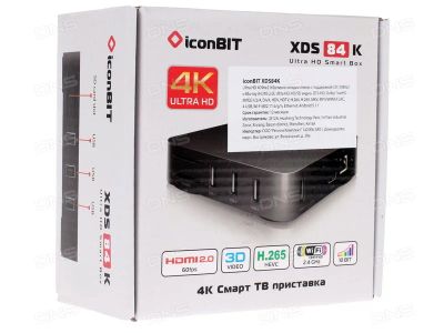 Лот: 11387948. Фото: 1. Новый Медиаплеер iconBIT XDS84K... Медиаплееры