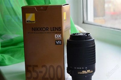Лот: 1342578. Фото: 1. обьектив для Nikon 55-200mm f... Объективы