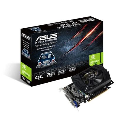 Лот: 4629970. Фото: 1. Asus GeForce GT740-OC-2GD5 Новая... Видеокарты