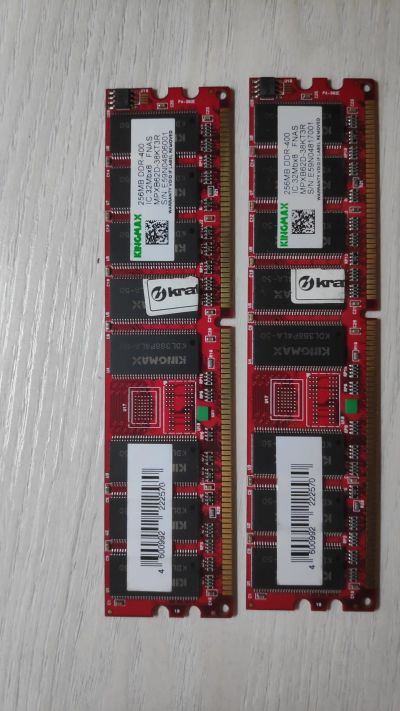 Лот: 18172243. Фото: 1. Оперативная память Kingmax 2x256Mb... Оперативная память