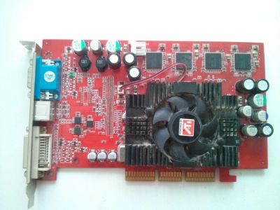 Лот: 8835588. Фото: 1. Видекарта AGP Radeon 9700 PRO... Видеокарты