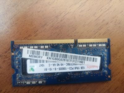 Лот: 16541039. Фото: 1. Hynix 1GB 1Rx8 PC3-10600S-9-10-B1. Оперативная память