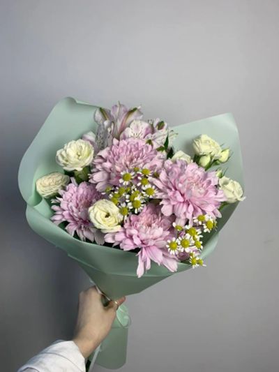 Лот: 25527854. Фото: 1. 1. Букет-комплимент быстрые торги... Свежие цветы