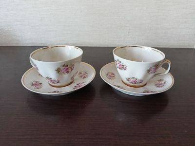 Лот: 25508424. Фото: 1. Сервис чайный. 2 прибора. Кружки, стаканы, бокалы