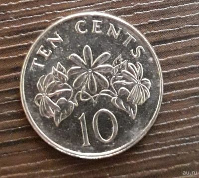 Лот: 13130570. Фото: 1. Singapore, 10 cents 2009. Азия
