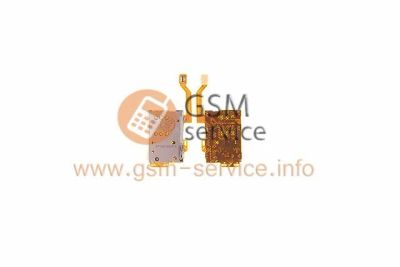 Лот: 9723760. Фото: 1. Коннектор SIM Nokia C7 на шлейфе... Шлейфы, разъёмы