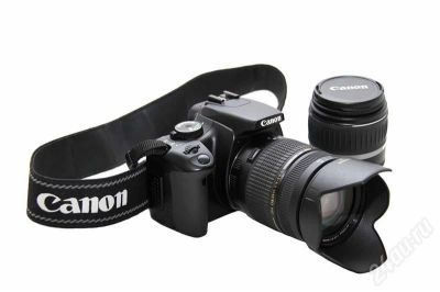 Лот: 506502. Фото: 1. Canon 400D+EF-S18-55 Kit + Tamron... Цифровые зеркальные