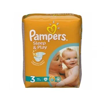 Лот: 6715226. Фото: 1. Pampers Sleep&Play3 (4-9 кг) две... Детская гигиена