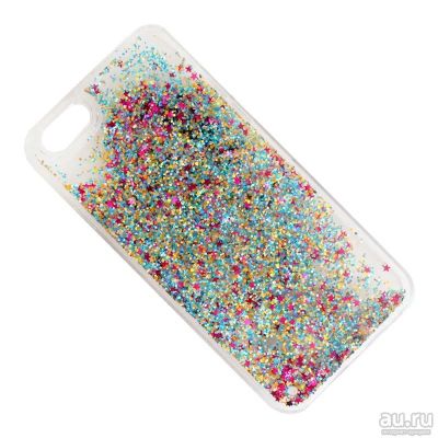 Лот: 9813982. Фото: 1. Чехол iPhone 6/6S плавающие блестки. Чехлы, бамперы