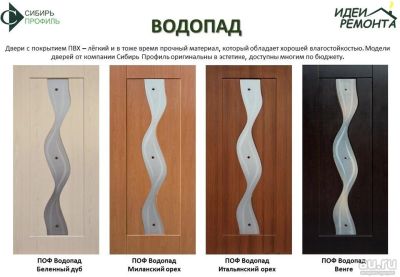Лот: 13755937. Фото: 1. Межкомнатная дверь ПВХ ПО Водопад. Двери межкомнатные