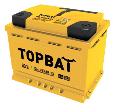 Лот: 14454829. Фото: 1. Аккумулятор Topbat 60 Ач прям... Аккумуляторы