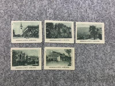 Лот: 25847198. Фото: 1. Набор из 5 коллекционных спичечных... Бутылки, пробки, этикетки