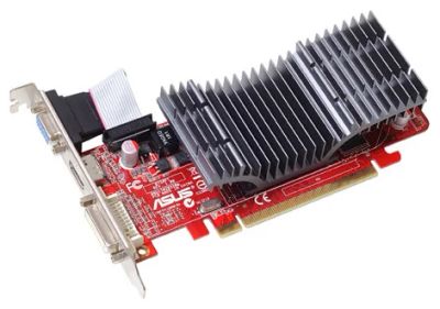 Лот: 3685389. Фото: 1. Видеокарта ASUS Radeon HD 4350... Видеокарты