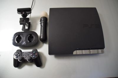 Лот: 6369072. Фото: 1. SONY Playstation 3 + Move + Eye... Консоли