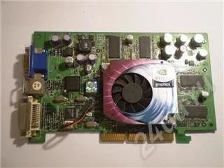 Лот: 297981. Фото: 1. NVidia Ge-Force4 Ti4200-8x +DVI... Видеокарты
