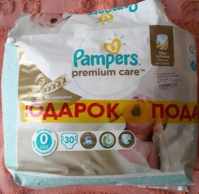 Лот: 8604155. Фото: 1. Подгузники "Pampers Premium Care... Детская гигиена