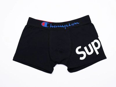 Лот: 12726585. Фото: 1. Боксеры Supreme х Champion (12145... Другое (мужская одежда)