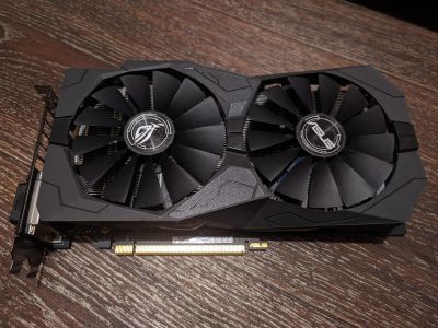 Лот: 17785719. Фото: 1. Видеокарта Asus GTX 1050 ti 4gb... Видеокарты