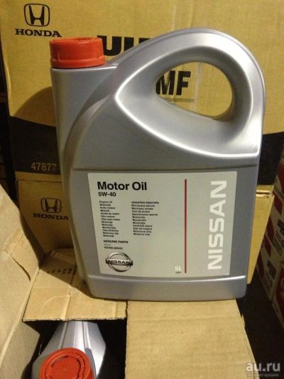 Лот: 7120049. Фото: 1. Nissan motor oil sae 5W-40/Масло... Масла, жидкости