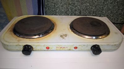 Лот: 16999606. Фото: 1. Электрическая плитка двухкомфорочная... Кухонная