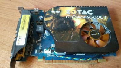 Лот: 10203853. Фото: 1. Zotac 9500 GT. Видеокарты