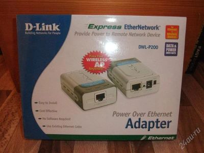 Лот: 2314348. Фото: 1. D-Link адаптер Power over Ethernet... Видеонаблюдение