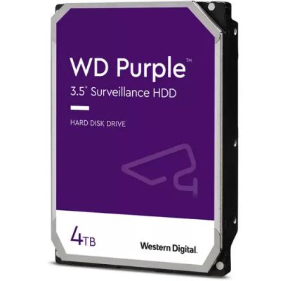 Лот: 21437086. Фото: 1. Жесткий диск WD 4TB Purple Surveillancer... Жёсткие диски (HDD)