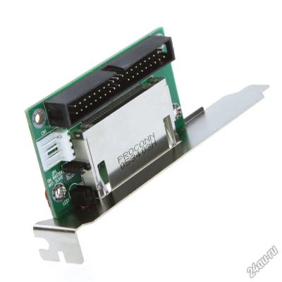 Лот: 4852378. Фото: 1. 40 Pin CF в IDE ! Compact Flash... Платы расширения, контроллеры, доп. порты