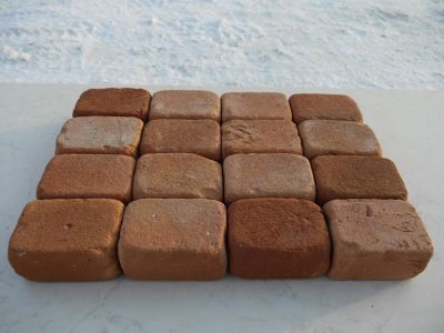 Лот: 11296921. Фото: 1. Брусчатка кирпичная. Блоки, кирпич, брусчатка