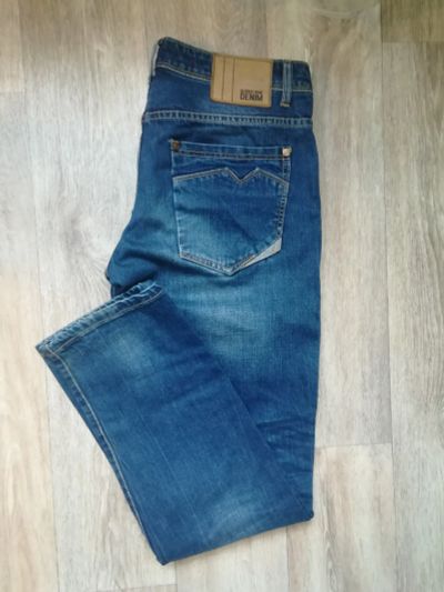 Лот: 19439552. Фото: 1. Джинсы мужские синие. Брюки, джинсы, шорты