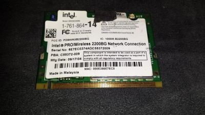 Лот: 6095407. Фото: 1. Wi-Fi сетевая карта Intel PRO... WiFi, Bluetooth адаптеры