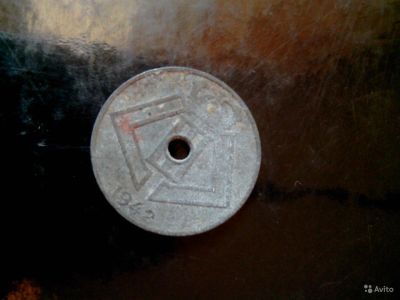 Лот: 8139006. Фото: 1. 10 сантимов 1942 год Бельгия. Европа