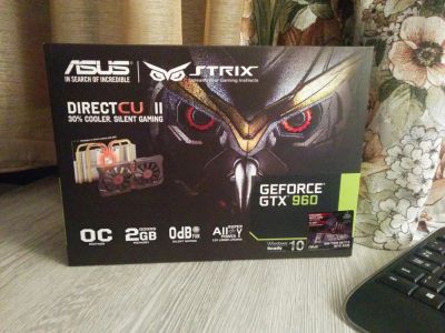 Лот: 6791545. Фото: 1. PCI-E 2Gb GeForce GTX960 Asus... Видеокарты