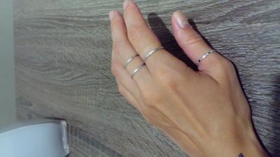 Лот: 12578183. Фото: 1. Кольца 4 шт, серебро 925. Кольца, перстни