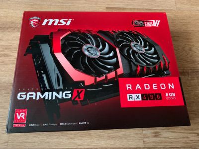 Лот: 13312531. Фото: 1. Msi Radeon RX 480 Gaming X. Видеокарты