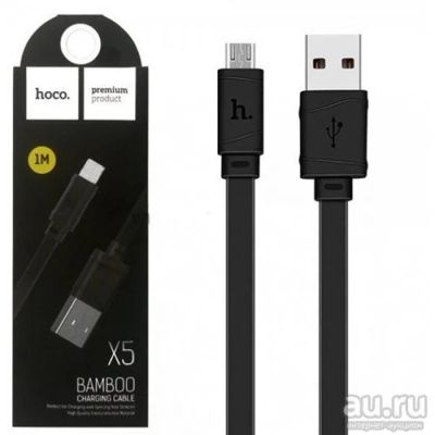 Лот: 13640521. Фото: 1. USB кабель HOCO X5 Bamboo Micro-Usb... Шнуры, кабели, разъёмы