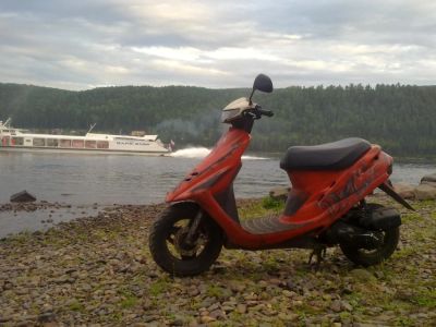 Лот: 4505716. Фото: 1. honda dio 28 zx , обмен на стовый. Мотороллеры, мопеды