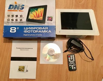 Лот: 10207065. Фото: 1. Цифровая Фоторамка DNS 8 WSDPF-080H. Фоторамки, фотоальбомы