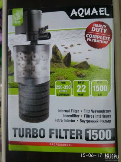 Лот: 9846394. Фото: 1. Фильтр внутренний Aquael Turbo... Оборудование