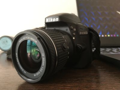 Лот: 15494077. Фото: 1. Nikon D3300 Зеркальный фотоаппарат. Цифровые зеркальные