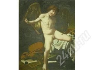 Лот: 173914. Фото: 1. Репродукция, холст масло, Караваджо... Картины, гравюры