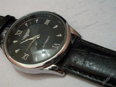 Лот: 655584. Фото: 1. кварцевые часы LONGINES с кожаным... Красноярск