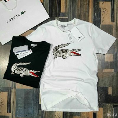 Лот: 17421851. Фото: 1. Футболка Lacoste (❗️НОВАЯ❗️белая... Футболки, поло