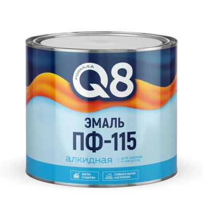 Лот: 25394873. Фото: 1. Эмаль Formula Q8, ПФ-115, алкидная... Краски, лаки, растворитель
